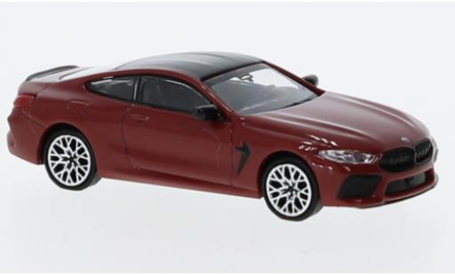 Modelauto Bmw M8 Coupe Competition (F92) metallic rood 2019 1/87 Minichamps