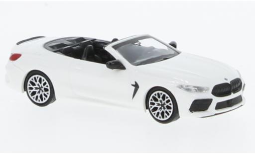 Modelauto Bmw M8 Cabriolet Competiton (G14) wit 2019 1/87 Minichamps