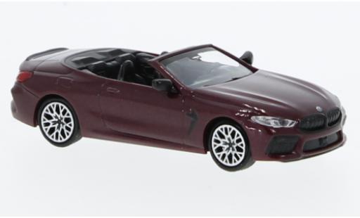 Modelauto Bmw M8 Cabriolet Competiton (G14) metallic rood fonc&Atilde;&copy; 2019 1/87 Minichamps
