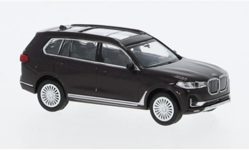 Modelauto Bmw X7 suv (G07) metallic rood fonc&Atilde;&copy; 2019 1/87 Minichamps