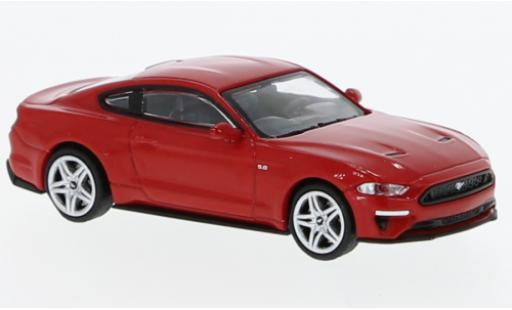 Modelauto Ford Mustang GT rood 2018 1/87 Minichamps