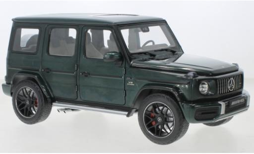 Modelauto Mercedes Classe G AMG G63 metallic groen 2018 1/18 Minichamps