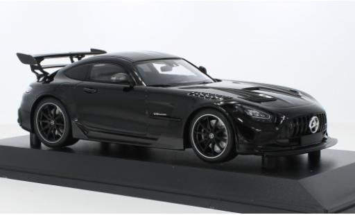 Modelauto Mercedes AMG GT Black Series metallic zwart 2020 1/18 Minichamps