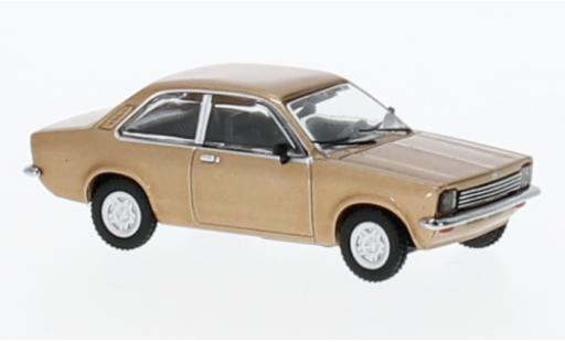 Modelauto Opel Kadett C Base C metallic beige 1973 1/87 Minichamps