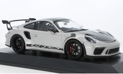Modelauto Porsche 911 GT3 R (991.2) S grijs/zwart 2019 1/18 Minichamps