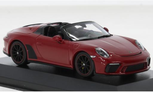 Modelauto Porsche 911 Speedster (991) rood 2019 1/43 Minichamps