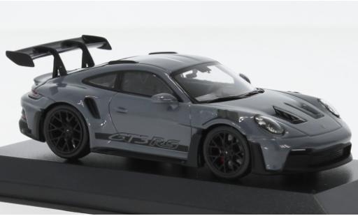 Modelauto Porsche 911 GT3 R S grijs 2023 1/43 Minichamps