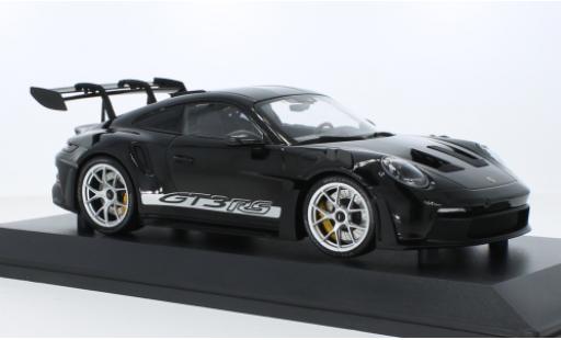 Modelauto Porsche 911 GT3 R S zwart 2023 1/18 Minichamps