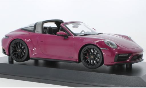 Modelauto Porsche 911 Targa 4 GTS lila 2021 1/18 Minichamps