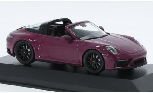 Modelauto Porsche 911 Targa 4 GTS paars 2021 1/43 Minichamps