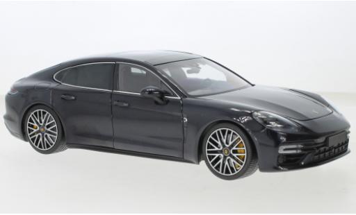 Modelauto Porsche Panamera Turbo S metallic blauw 2020 1/18 Minichamps