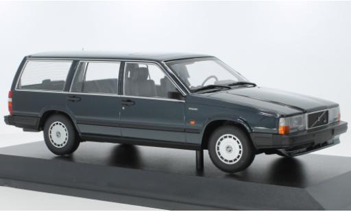 Modelauto Volvo 740 GL Stationwagen metallic grijs 1986 1/18 Minichamps