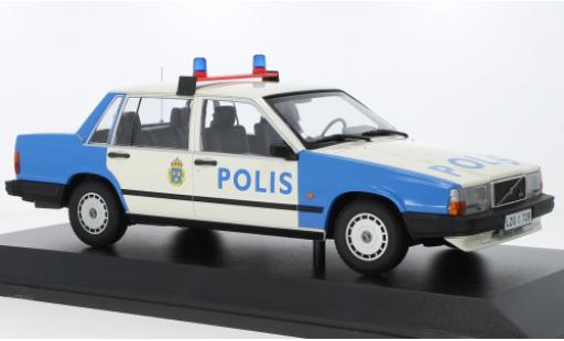 Modelauto Volvo 740 GL Polis (SE) 1986 1/18 Minichamps