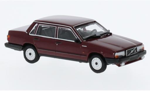 Modelauto Volvo 740 GL rood 1986 1/87 Minichamps