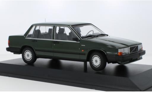Modelauto Volvo 740 GL groen 1986 1/87 Minichamps