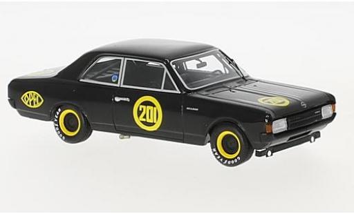 Modelauto Opel Rekord Base 1900 No.201 Zolder 1968 Schwarze Witwe E.Bitter 1/43 Minichamps