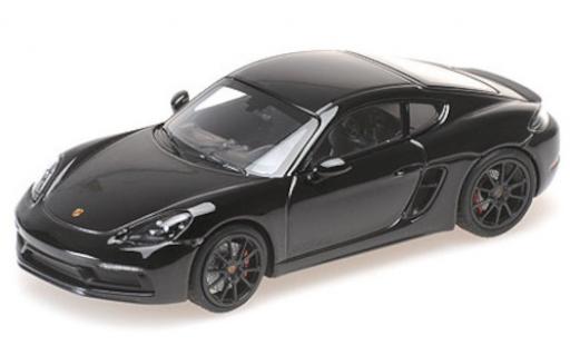 Modelauto Porsche 718 GTS (982) zwart 2020 1/43 Minichamps