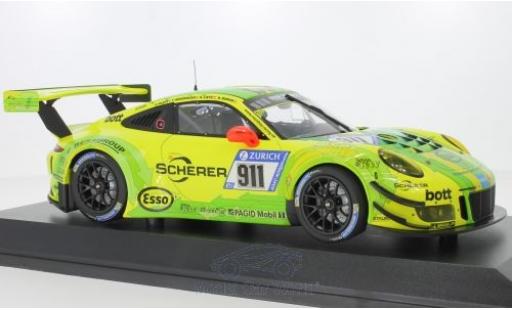 Modelauto Porsche 911 GT3 R No.911 Manthey Racing 24h N&Atilde;&frac14;rburgring 2017 .Dumas/F.Makowiecki/P.Pilet/.Lietz 1/18 Minichamps