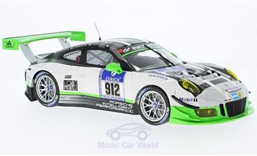 Modelauto Porsche 911 GT3 R No.912 24h N&Atilde;&frac14;rburgring 2016 M.Christensen/J.Bergmeister/F.Makowiecki/.Lietz 1/18 Minichamps