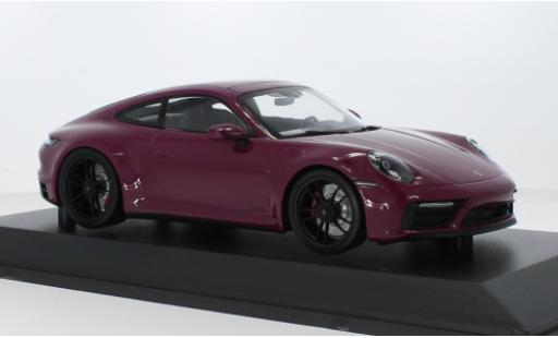 Modelauto Porsche 911 GTS Carrera 4 rood 2020 1/18 Minichamps