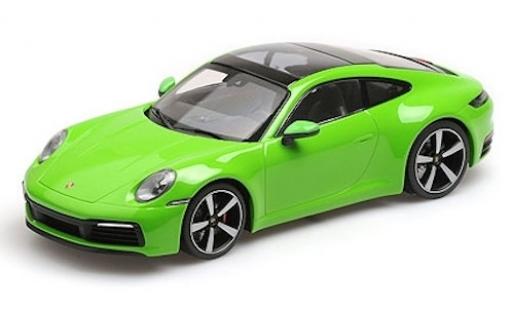 Modelauto Porsche 911 4S Carrera groen 2019 1/43 Minichamps