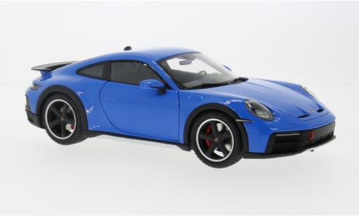 Modelauto Porsche 911 Dakar blauw 2022 1/18 Minichamps