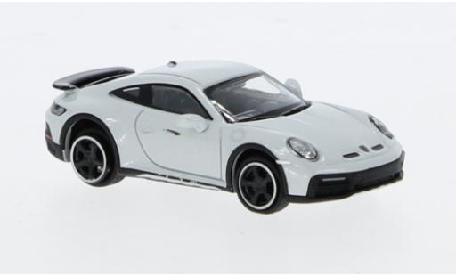 Modelauto Porsche 911 Dakar metallic grijs 2022 1/87 Minichamps