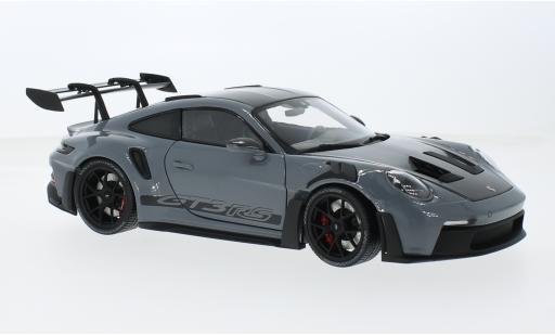 Modelauto Porsche 911 GT3 R S grijs 2024 1/18 Minichamps