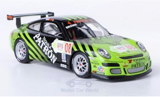 Modelauto Porsche 911 GT3 CUP No.8 IMSA Challenge 2009 E.Brown 1/43 Minichamps