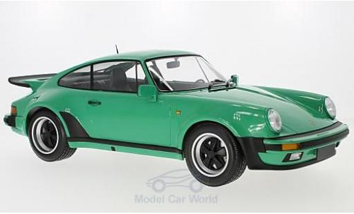 Modelauto Porsche 911 Turbo groen 1977 1/12 Minichamps
