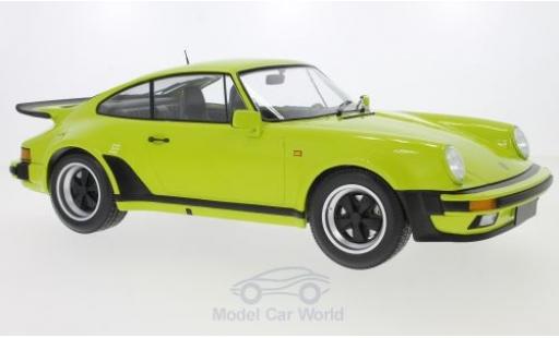 Modelauto Porsche 911 Turbo groen 1977 1/12 Minichamps
