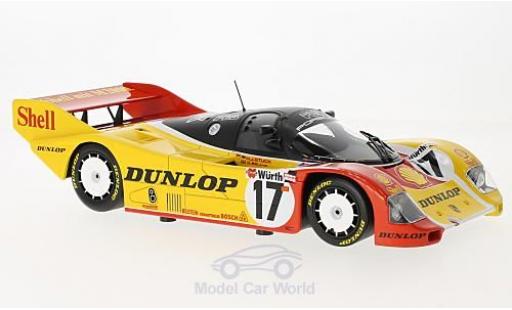 Modelauto Porsche 962 1987 C No.17 AG S Supercup 200 Meilen von N&Atilde;&frac14;rnberg H-J.stuk/D.Bell 1/18 Minichamps
