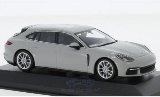 Modelauto Porsche Panamera e-hybrid Sport Turismo 4E-Hybrid grijs 2017 1/43 Minichamps