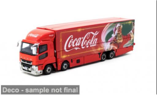 Modelauto Mitsubishi Fuso Super Great Coca Cola Santa 1/64 Tarmac Works