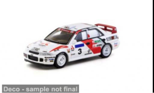 Modelauto Mitsubishi Lancer Evolution II Rally Hong Kong-Peking 1994 #3 K.Eriksson/S.Parmander 1/64 Tarmac Works