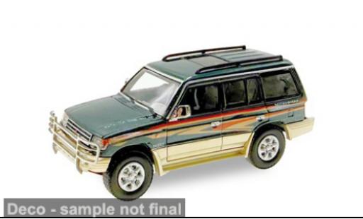 Modelauto Mitsubishi Pajero Base groen/Dekor 1/87 Micro City 87