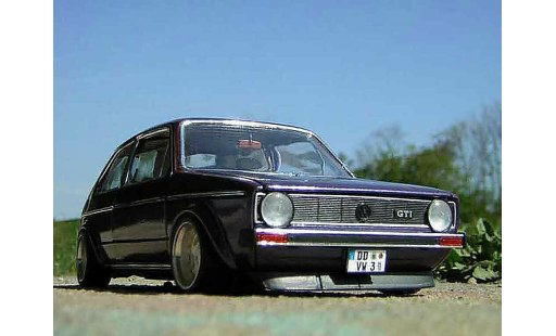 Volkswagen Golf GTI 1/18 Solido jantes Tramont german look modelauto