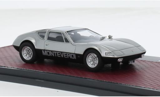Modelauto Monteverdi Hai GTS grijs 1/43 Matrix