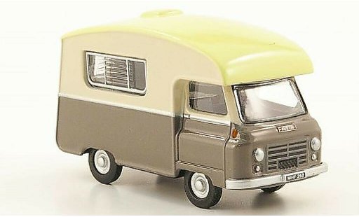 Morris J2 Van 1/76 Oxford Paralanian bruin/creme modelauto