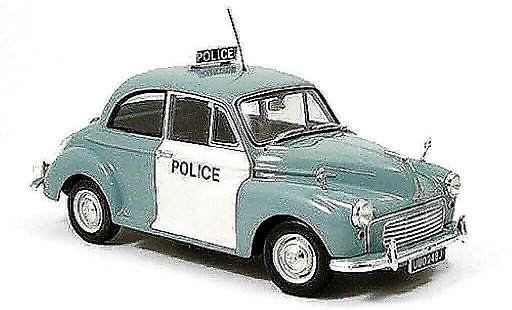Morris Minor Base 1/18 Minichamps Politie Politie England 1959 modelauto