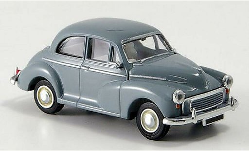 Morris Minor Base 1/87 Brekina Rechtslenker grijs modelauto