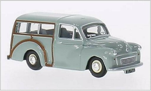 Morris Minor Traveller 1/76 Oxford grijs/bruin RHD modelauto