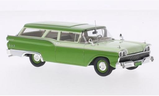 Modelauto Ford Ranch Wagon Break groen/groen 1959 1/43 Motorhead