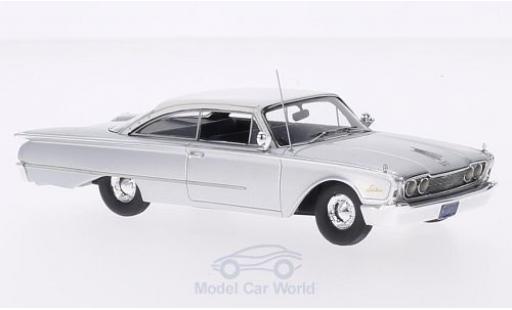 Modelauto Ford Starliner Galaxie Hardtop grijs/wit 1960 1/43 Motorhead