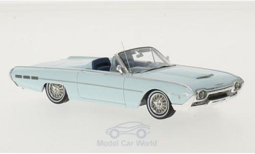 Modelauto Ford Thunderbird Bullet Bird Sports Roadster blauw 1/43 Motorhead