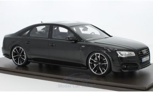 Modelauto Audi S8 plus metallic zwart 2017 1/18 Motorhelix