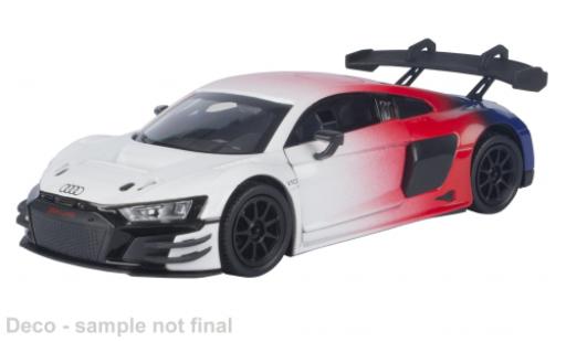 Modelauto Audi R8 lms GT3 wit/rood 1/24 Motormax