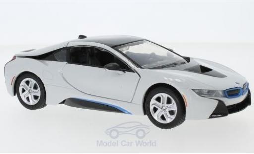 Modelauto Bmw i8 Coupe wit 2018 1/24 Motormax