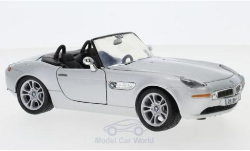 Modelauto Bmw Z8 roadster grijs zonder Vitrine 1/24 Motormax