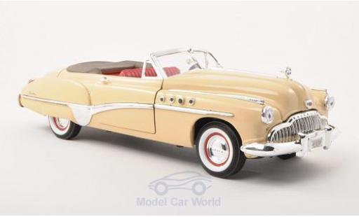 Modelauto Buick Roadmaster Convertible Cabriolet beige 1949 1/18 Motormax